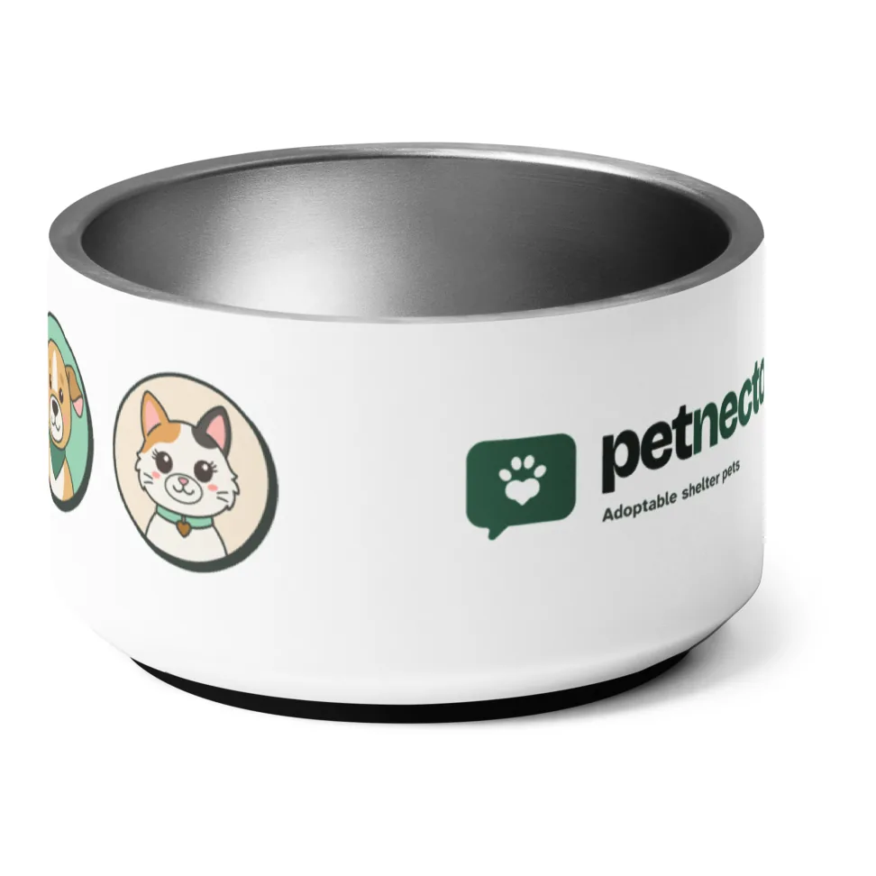 Petnecto Pet Bowl, default, Back