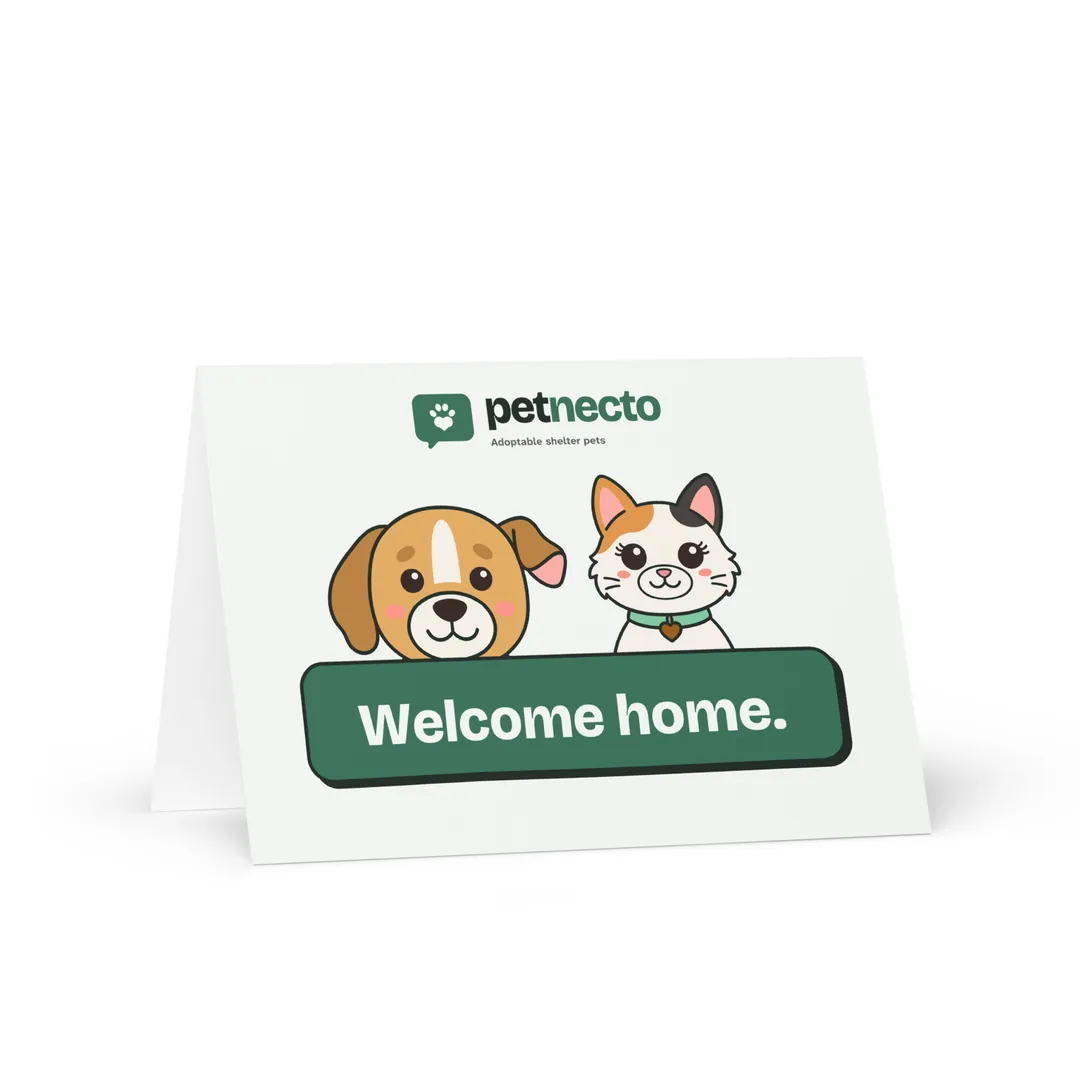 Welcome Home Card, front